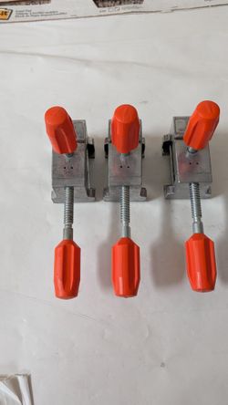 Pony #8510 cabinet clamps made in the USA the original ones made a lot stronger new ones they make now all 3 for $80