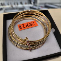 14k Gold 7 Days Bracelet 25.5 Grams Layaway Available 10% Down If You Interested  Please Make Sure You Ask For Maribel Thank You 