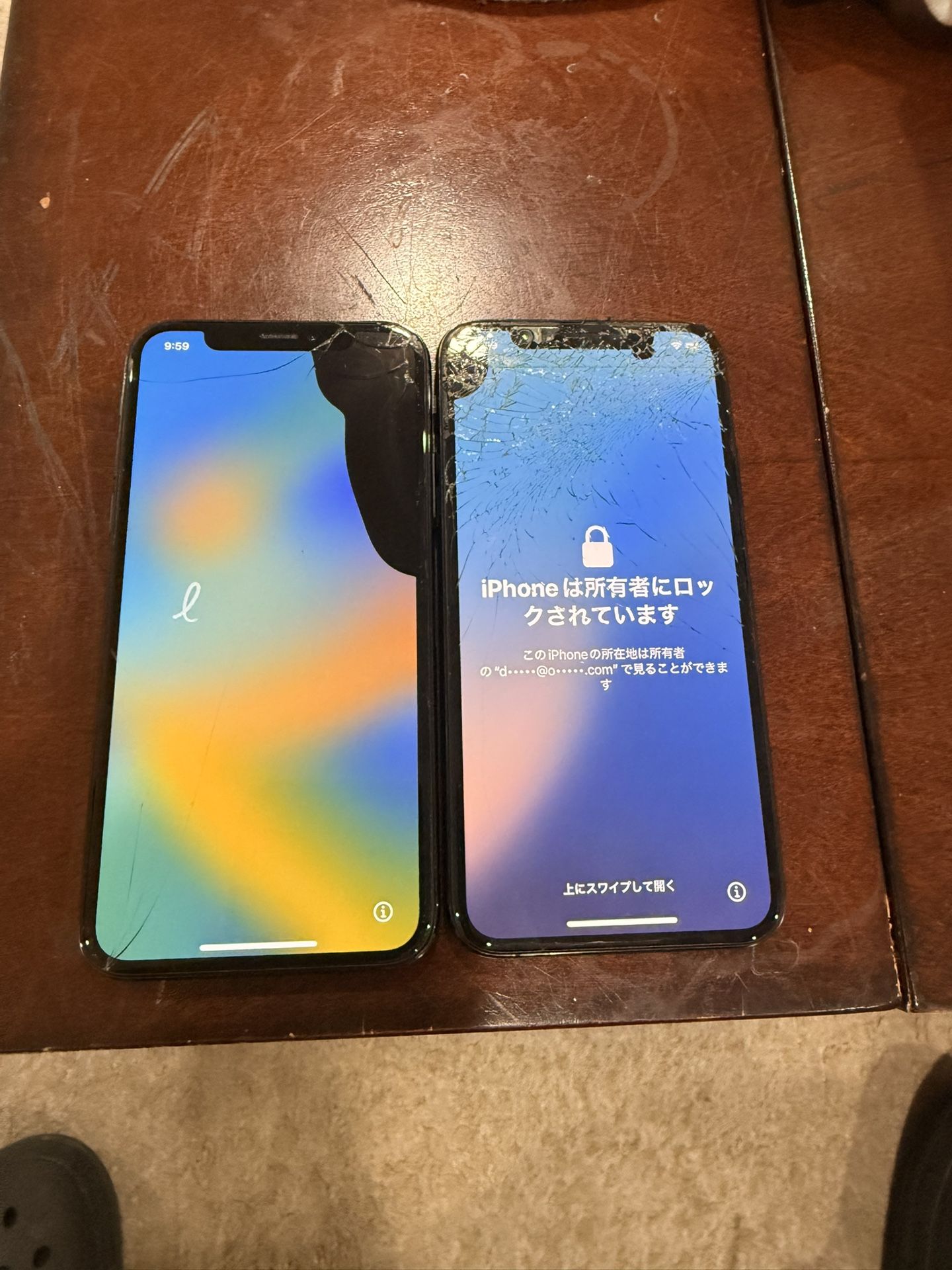 iPhone X And iPhone XS For Parts Only Broken LCD iCloud Lock Good Housing Battery And Other Parts Can Be Use For Repair Your Existing Phone 