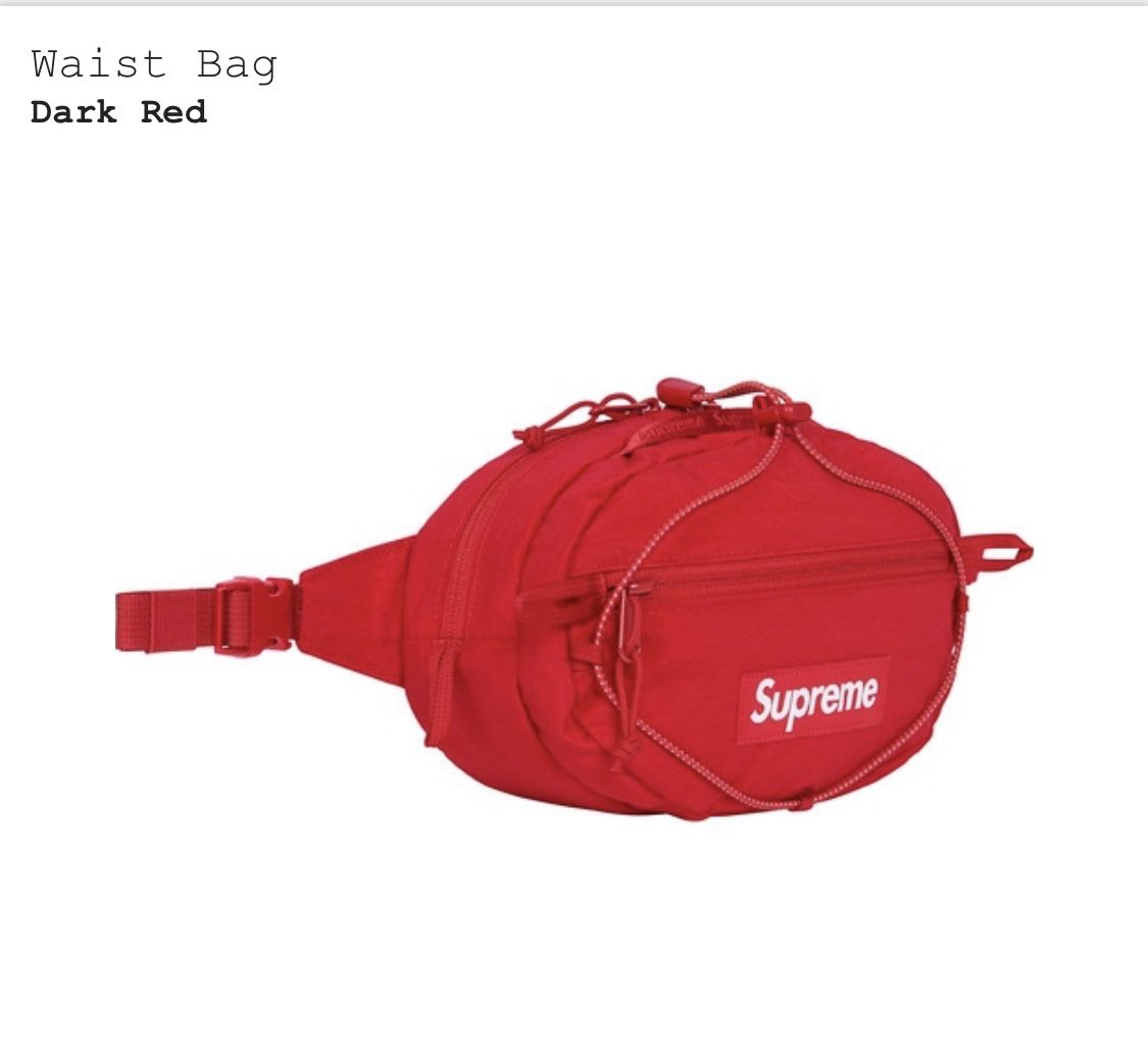 Supreme Waist Bag Dark Red (2020)