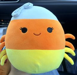 Squishmallow Candy Corn Spider