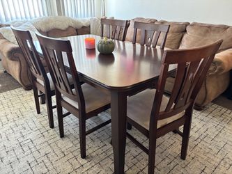 Dining table with 5 chairs