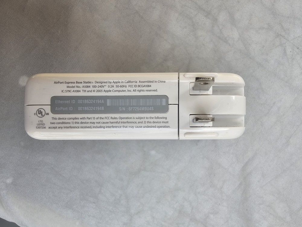 Apple AirPort Express 802.11n Wifi Wireless Router Extender w/USB A1264