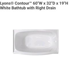 Lyons Contour Bathtub