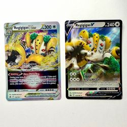 Bundle Pokémon TCG Regigigas VSTAR Crown Zenith 114/159 Holo Ultra RARE 113/159