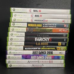 Xbox 360 game lot working and tested 