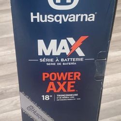 Husqvarna Power Axe 350i 40v 18in Cordless Chainsaw w/ Battery+Charger 970601202