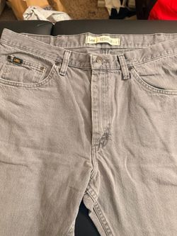 grey jeans