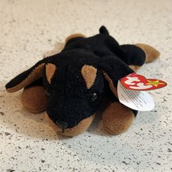 Vintage 1996 Ty Beanie Babies Doby the Doberman Pinscher Dog