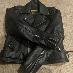 motorcycle leather jacket