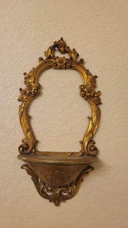 Syroco 1970's gold wall art
