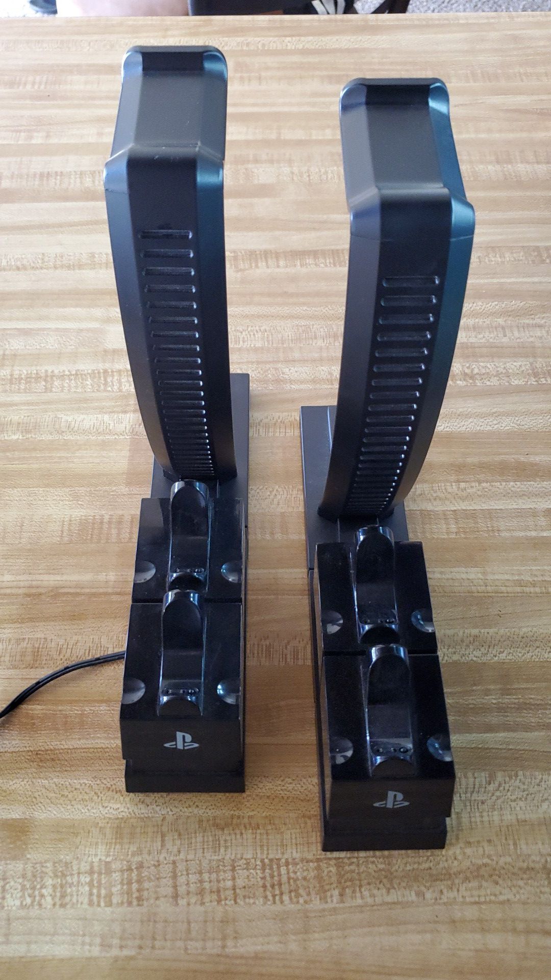 Playstation Head Phone Holders And Two Controller Chargers A Piece