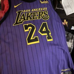 Used Authentic Nike Kobe Bryant City Edition Jersey XXL