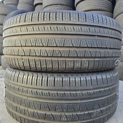 (2) 285 45 22 Pirelli Tires 