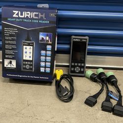 Zurich Heavy Duty Truck Code Reader with DPF Regen (Item 59435/ZRHD1)