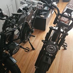  2 Brand New Ousi V8 Electric Bikes  For $1500