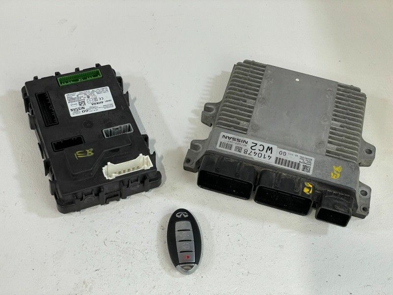 2016-2019 INFINITI Q50 ENGINE & BODY CONTROL MODULE ECM BCM W/ KEY FOB 3.0L