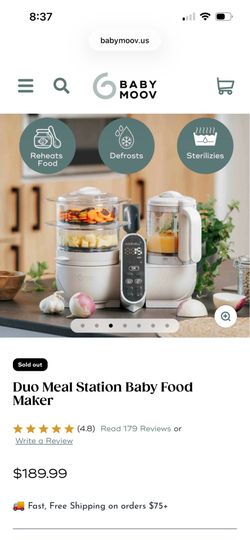 Babymoov Duo Meal Baby Food Processor