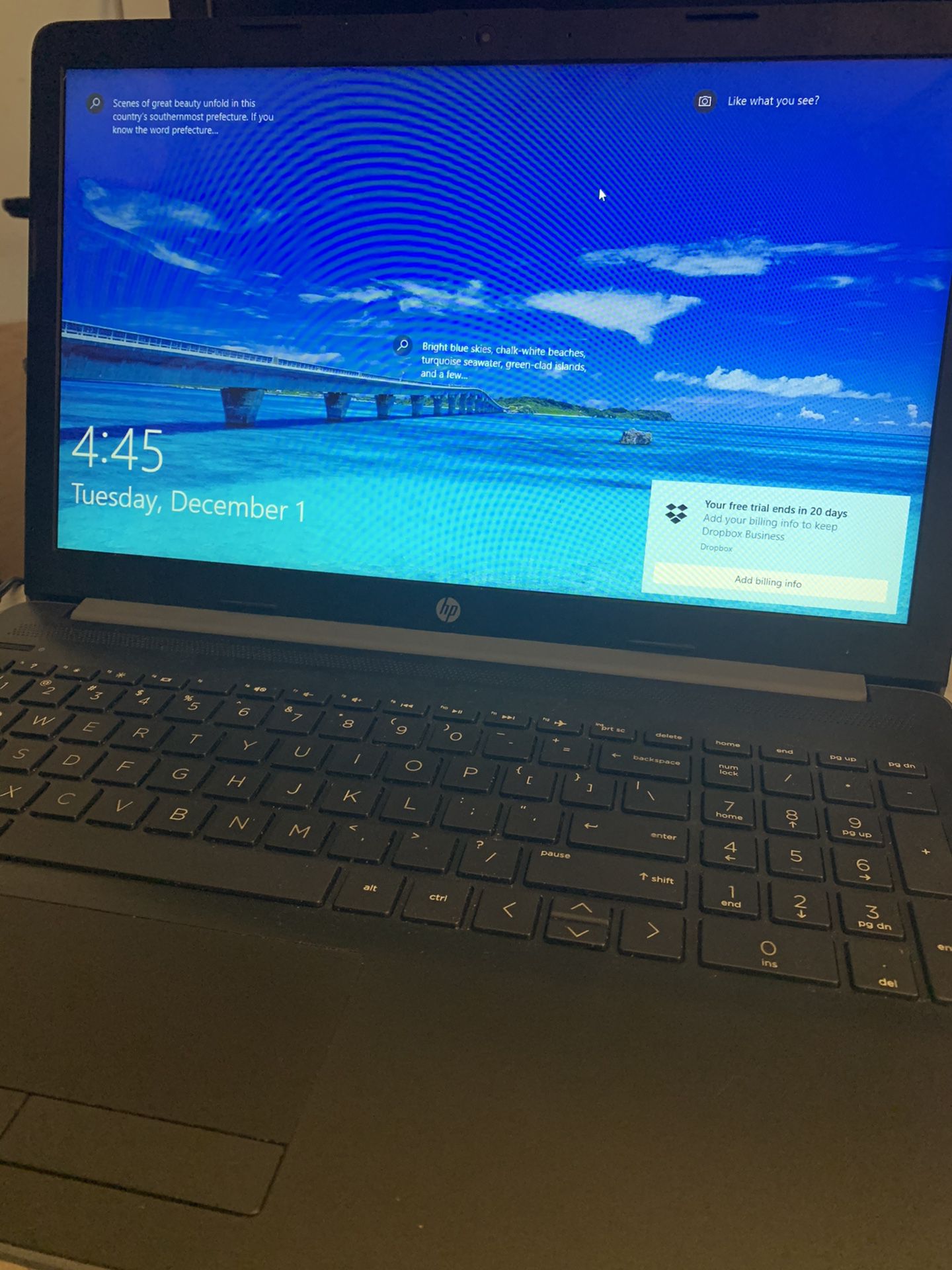 HP Laptop 4GB