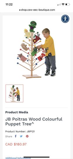 Puppet tree/ Coat Hanger Multi Use