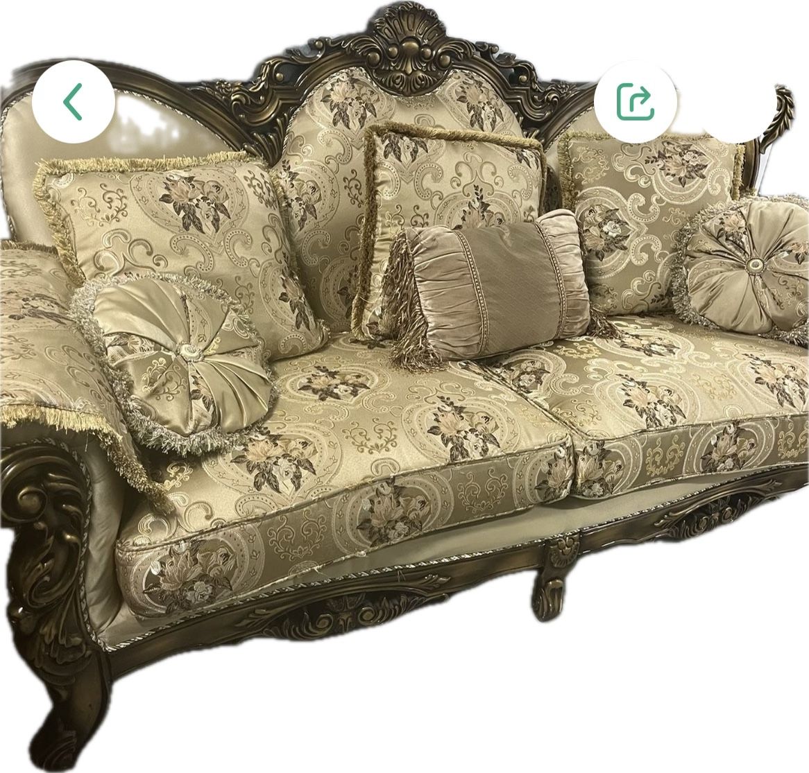 sofa big &small 800$ good condition