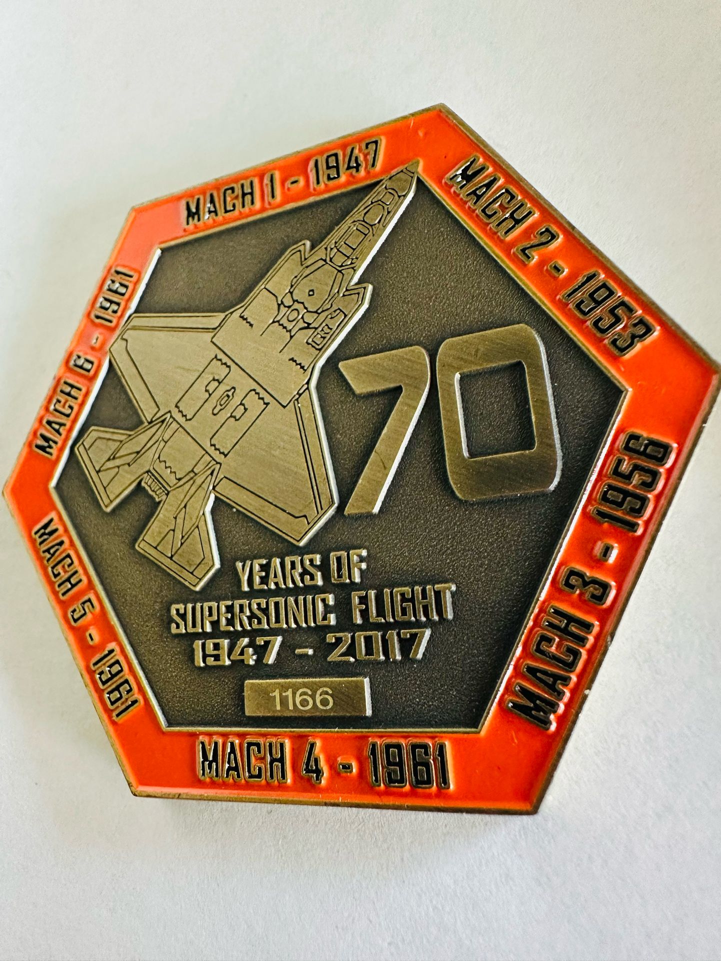 Supersonic paperweight (Edwards Air Force Base)