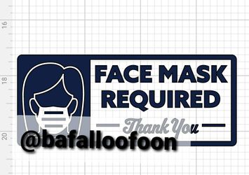 Face mask Decals