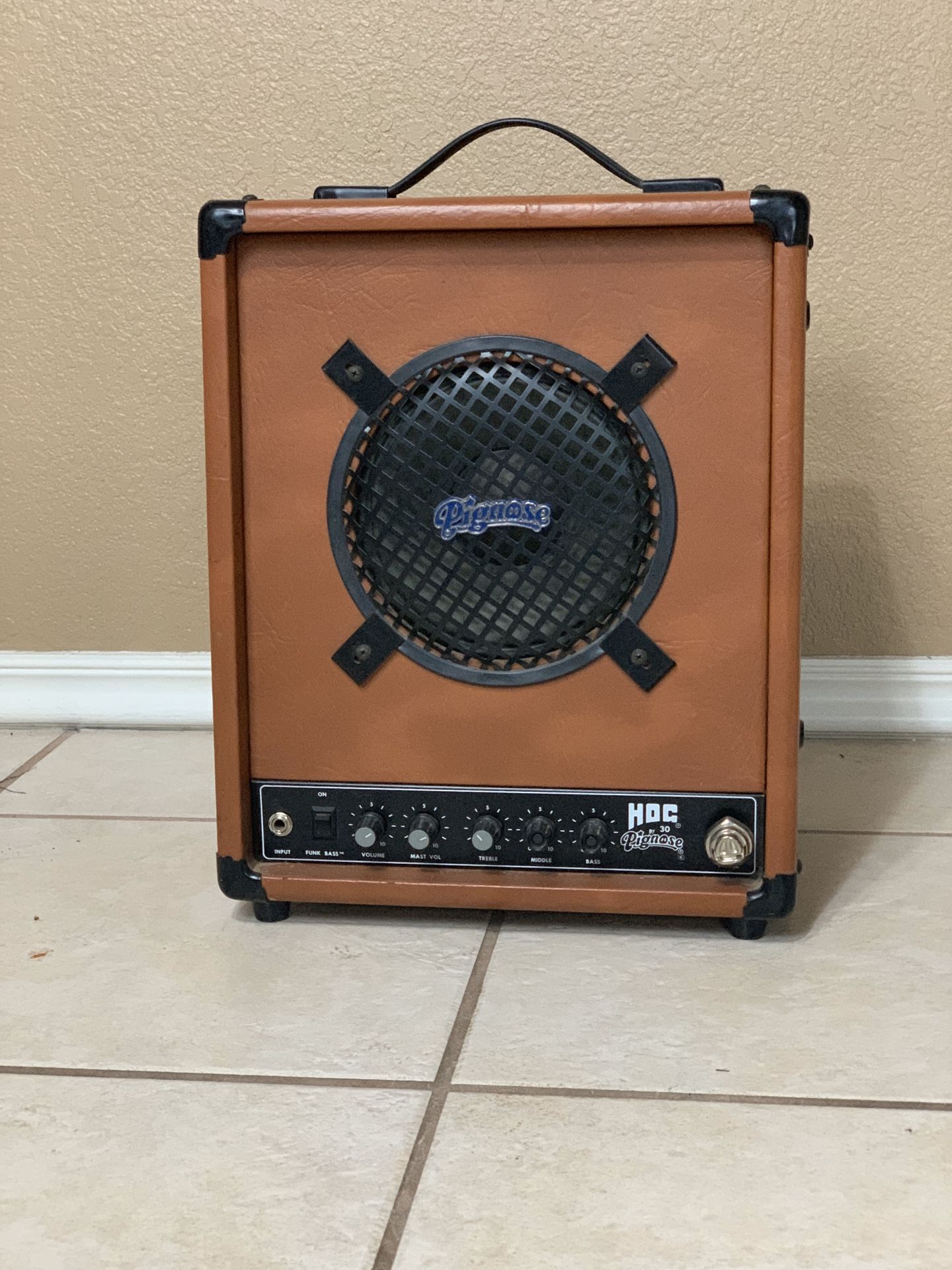HOG 30 By PIGNOSE - BASS GUITAR AMPLIFIER *LIKE NEW* | Missing POWER Cord