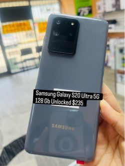 Samsung Galaxy S20 Ultra 5G 128 Gb and clean Imei