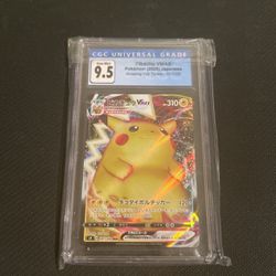 Japanese Pikachu Vmax Cgc 9.5
