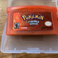 Pokemon Fire Red GBA new Print With High Quality 