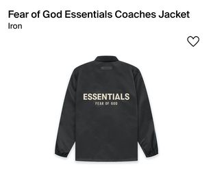 Fear of God Essentials Coaches Jacket Sz m