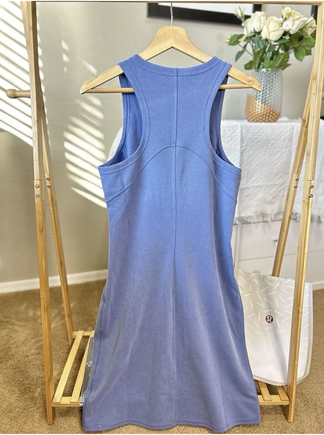NWT$118 Lululemon Ribbed Softstreme Slim Fit Tank Dress OASB Size 8 -  armafbd.com