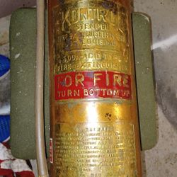 1930s Fire Exstingushur CopperAND BRACE COLLECTABLE 350.00 