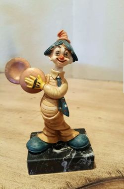 clown figurine made in italy