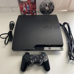 PS3 Slim PlayStation 3 + Games & Controller