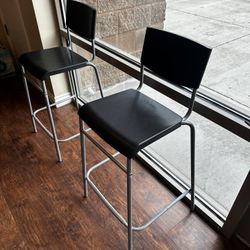 Two Light Weight Bar Stools 