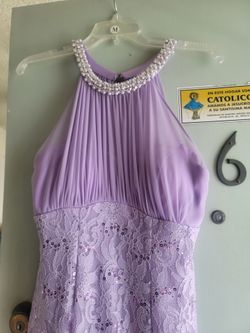 Fancy purple dress
