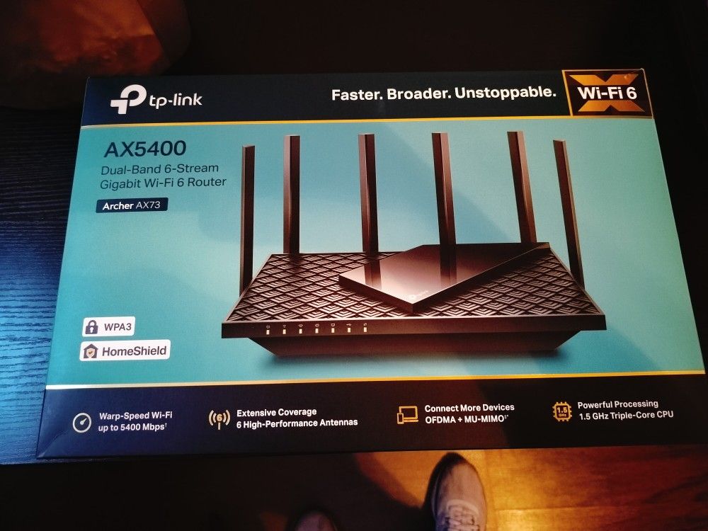 Tp-link Ax5400 Dual Band Wifi 6 Roughter