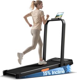 Folding Treadmill with 15% Incline