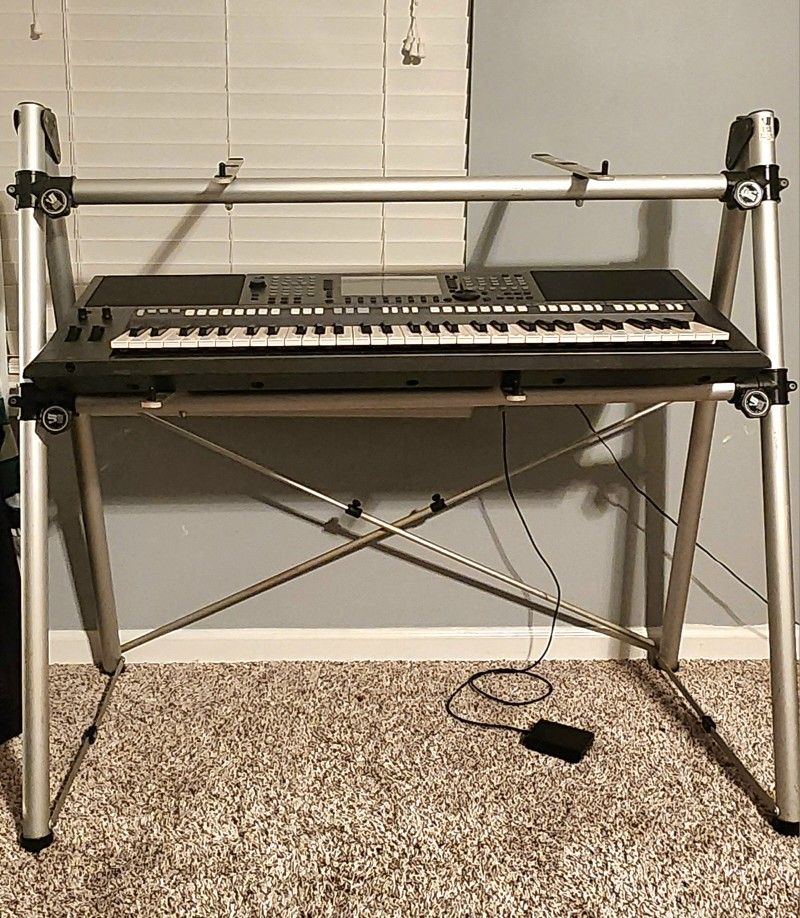 USS 2 Tier Aluminum Synthesizer Keyboard Rack Stand Only