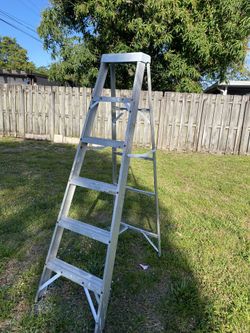 Aluminum Steps Ladder 6’