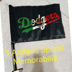 New Los Angeles Dodgers Mexican Car Flag