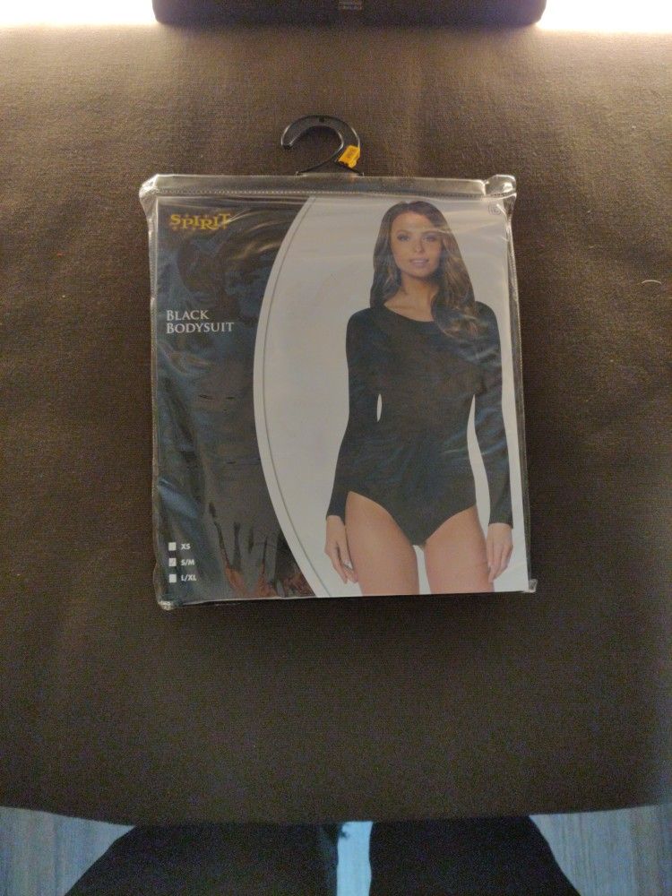 Black Bodysuit Small To Medium Halloween Costume