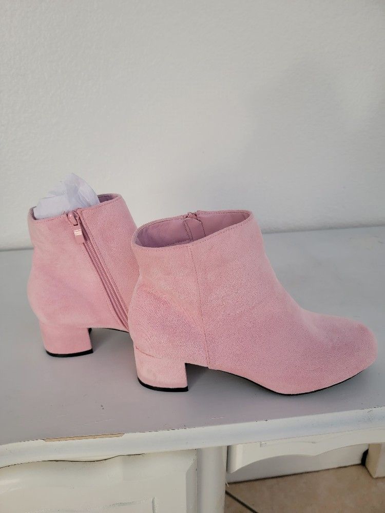 Pink Boots Size39=7.5. 0 8 US