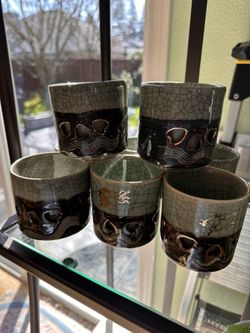 Vintage Asian Tea Cups
