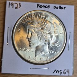 1923 Peace Dollar