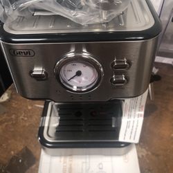 Coffee maker with adjustable milk frothing function espresso machine cappuccino machine for latte mocha home barista