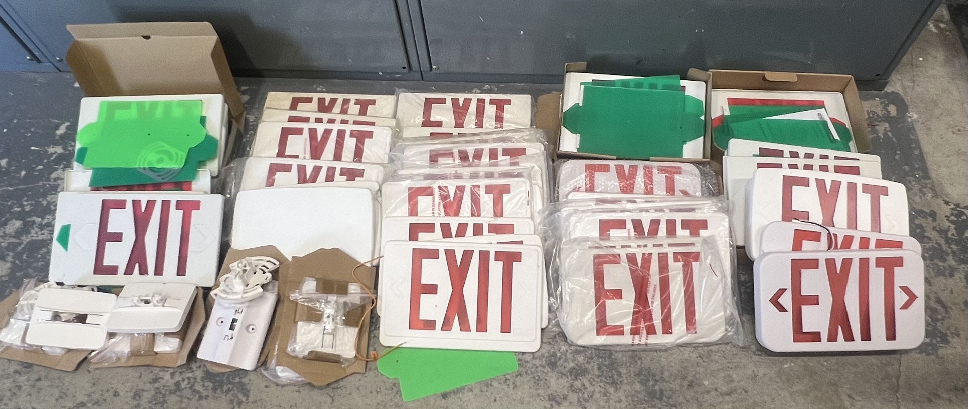 Fire Exit Signage (face Plates And Hardware)