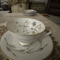 Bavarian Tea Cup With Saucer